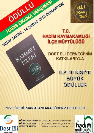 Ödüllü hadis yarışması başlatıyor