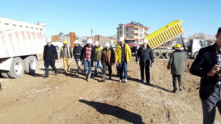 Ilgın’da  Toki şantiye kurdu