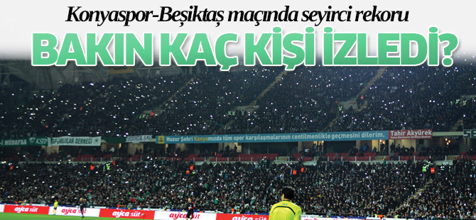 TORKU ARENA’DA SEYİRCİ REKORU