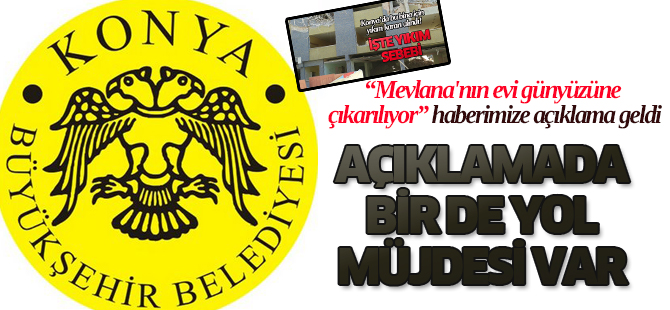Konya'ya 'Şems Yolu Projesi' müjdesi