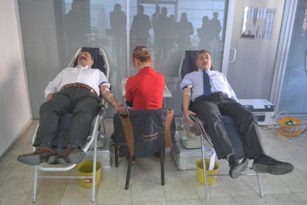 Mali müşavirlerden kan bağışı