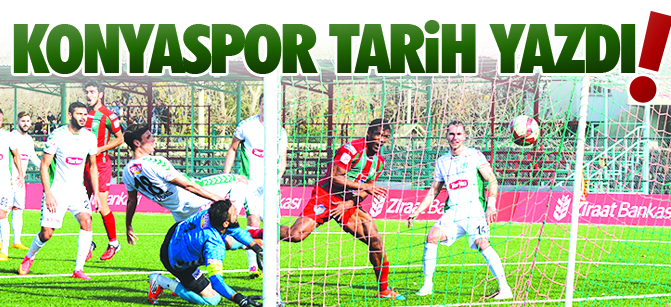 KONYASPOR TARİH YAZDI!