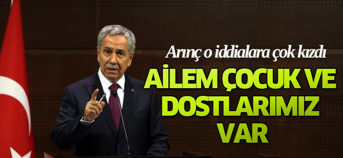 Arınç'tan o iddialara yanıt