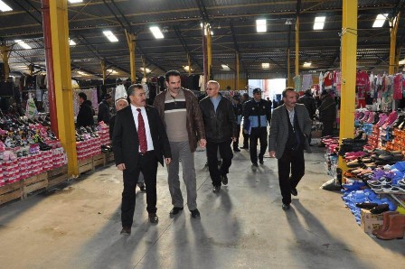 Sebze pazarında düzenleme