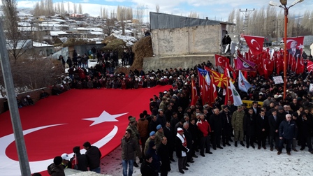 Sarıkamış kampında ataları yâd ettiler