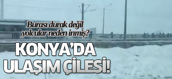 Tramvayın anteni kopunca olanlar oldu...