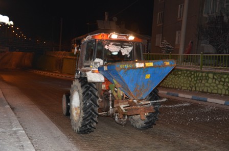 Ereğli’de karla mücadele başlatıldı