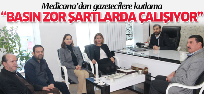 Medicana’dan gazetecilere kutlama