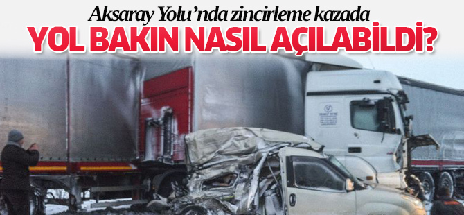 Kaza yapanların imdadına tanklar yetişti