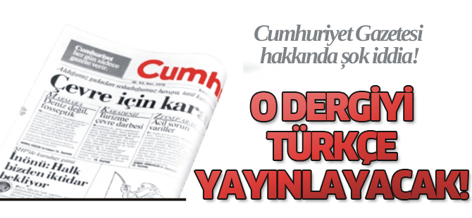 Cumhuriyet Gazetesi'nden karikatür provokasyonu!