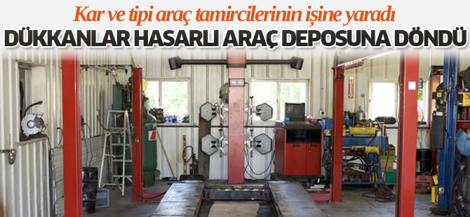 Kar ve Tipi, Araç Tamircilerinin İşini Artırdı