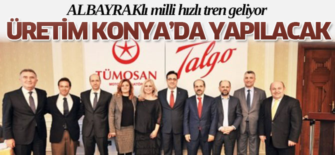 TÜMOSAN Konya'da hızlı Tren üretecek