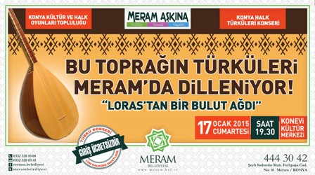 Meram'da türkü gecesi