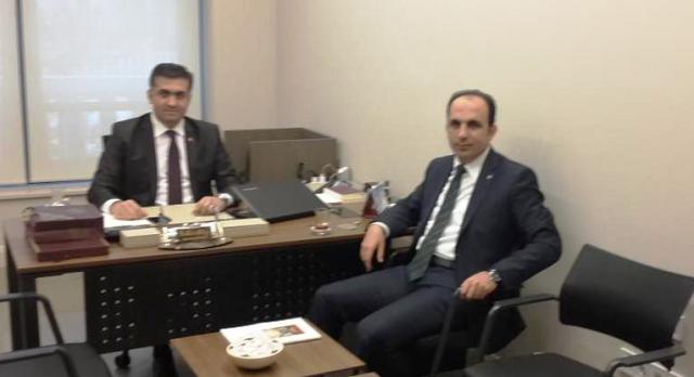 Uğur İbrahim Altay'dan Serdar Kalaycı'ya ziyaret