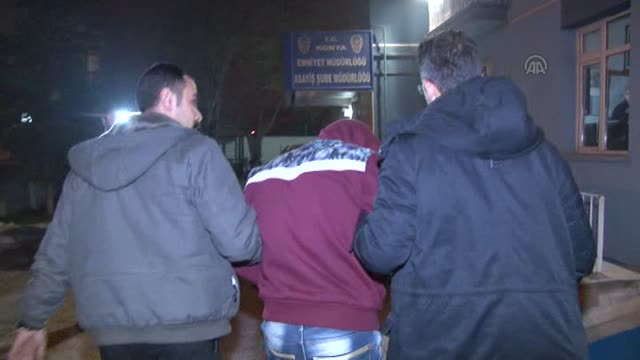 Konya'da maskeli zanlıları elbiseleri ele verdi