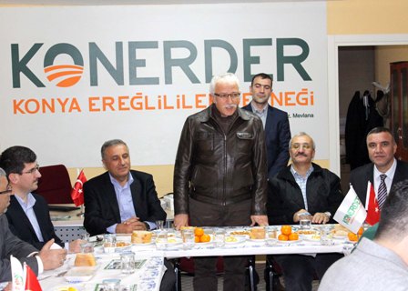 Zorlu, KONERDER’le bir araya geldi