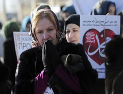 Bir milyon Çeçen sokaklara döküldü