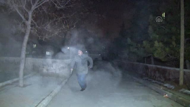 Konya'da polis-şüpheli kovalamacası