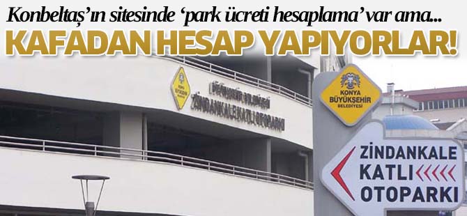 Konbeltaş 'kafadan hesap' yapıyor!