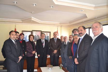 Vali Erol’dan MHP’ye taziye ziyareti