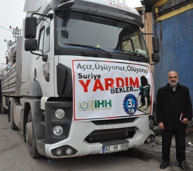 İHH'dan Suriye'ye 1 tır insanı yardım