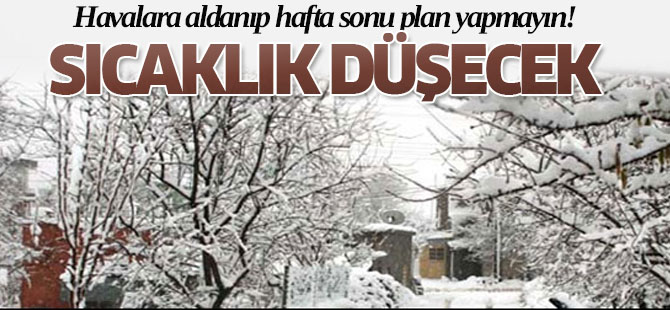 Meteoroloji, hafta sonu planı yapanları uyardı