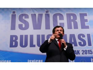 Başbakan Davutoğlu, İsviçre'de