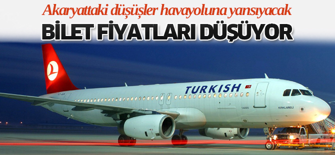 Uçak biletleri ucuzlayacak!