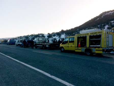 Konya'da trafik kazası: 1 ölü, 2 yaralı