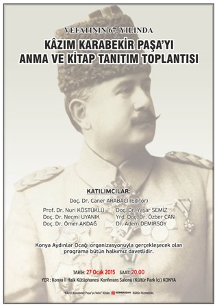 Kazım Karabekir Paşa'ya vefa