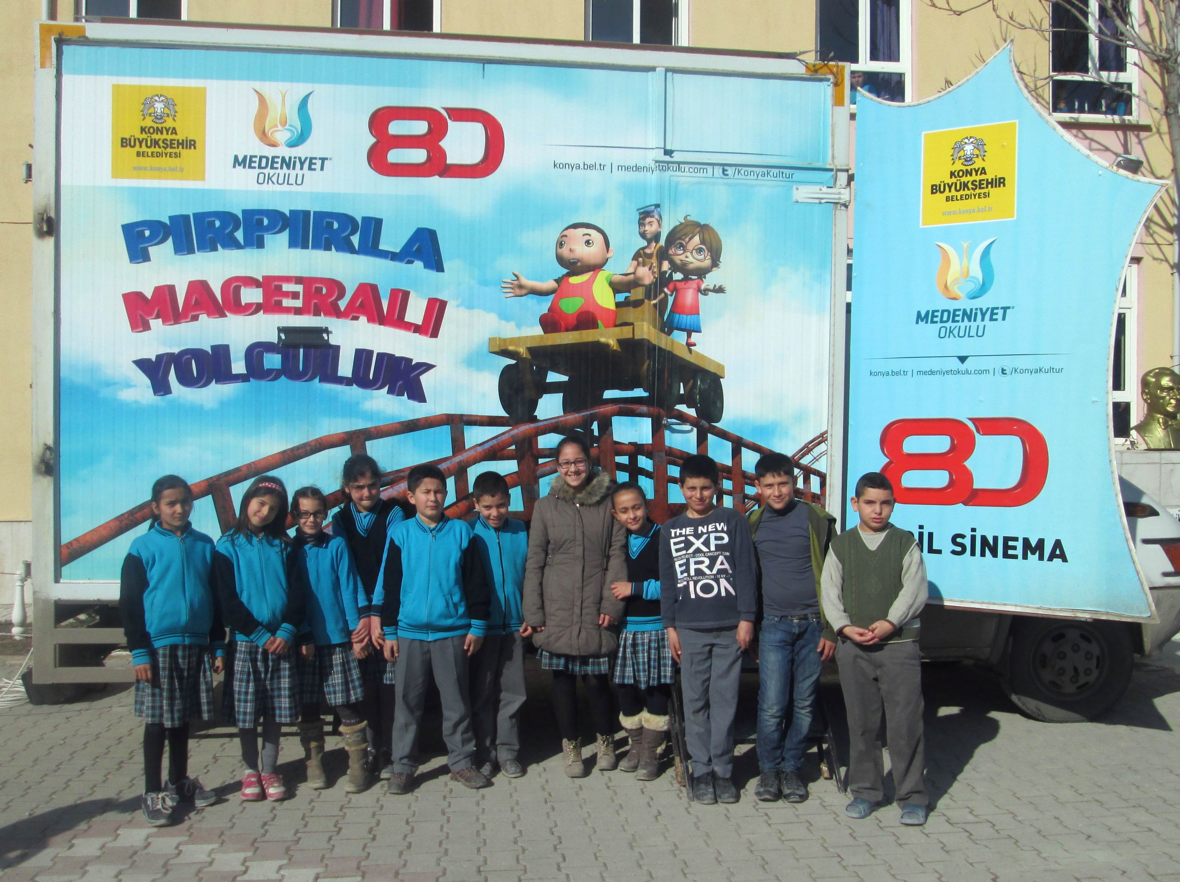 Tuzlukçu’da 8d Film Gösterisi