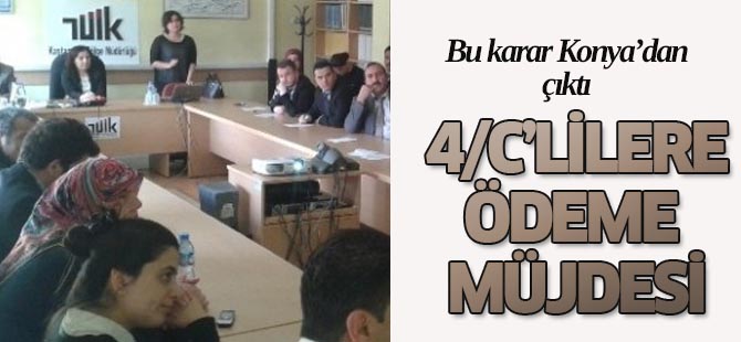 TÜİK 4/c personeline ek ödeme müjdesi