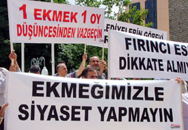 Fırıncıların 'belediye ekmeği' tepkisi