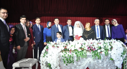 Çiğdem ailesinin mutlu günü