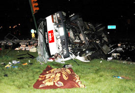 Akören'de kaza: 1 ölü, 1 yaralı