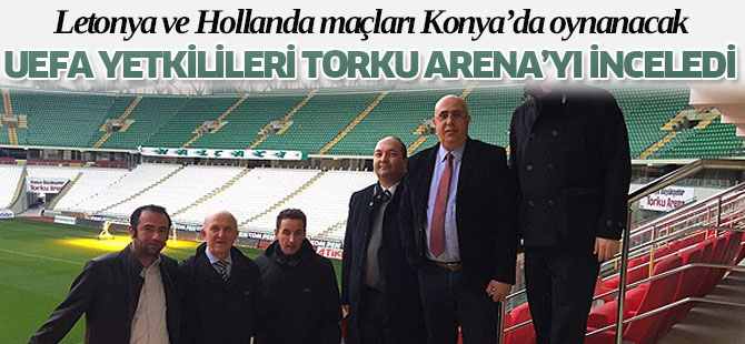 UEFA Yetkilileri, Torku Arena'yı Denetledi