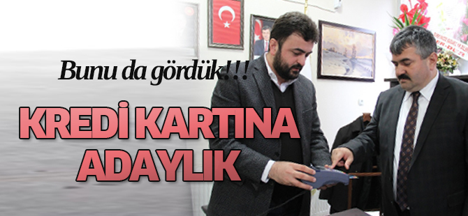 Bunu da gördük! Kredi kartına taksitli vekillik