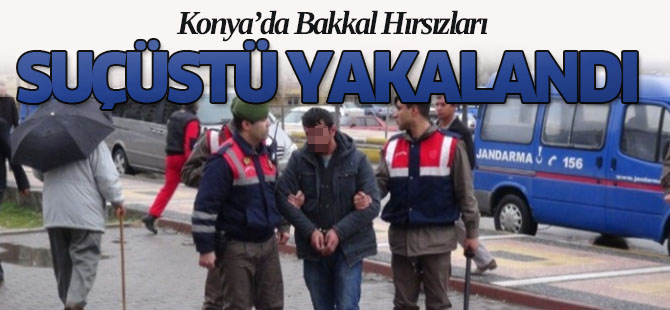Bakkal Hırsızları Suçüstü Yakalandı