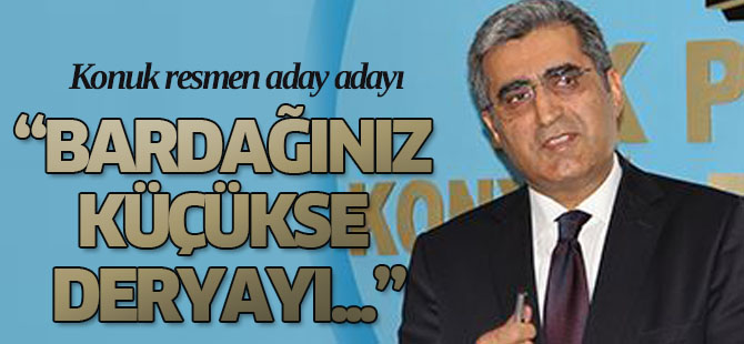 Recep Konuk resmen aday adayı