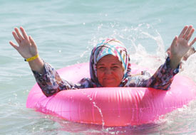 Tesettür otel yüzde 90 dolu