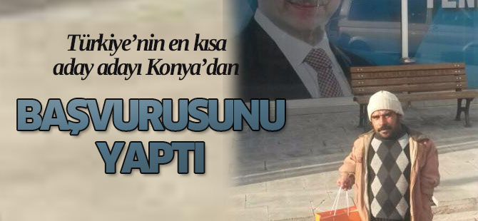 Türkiye'nin en kısa boylu aday adayı Konya'dan