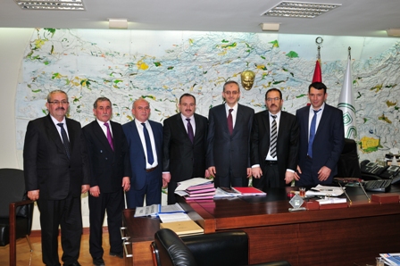 Hadimioğlu Diniz’i ziyaret etti