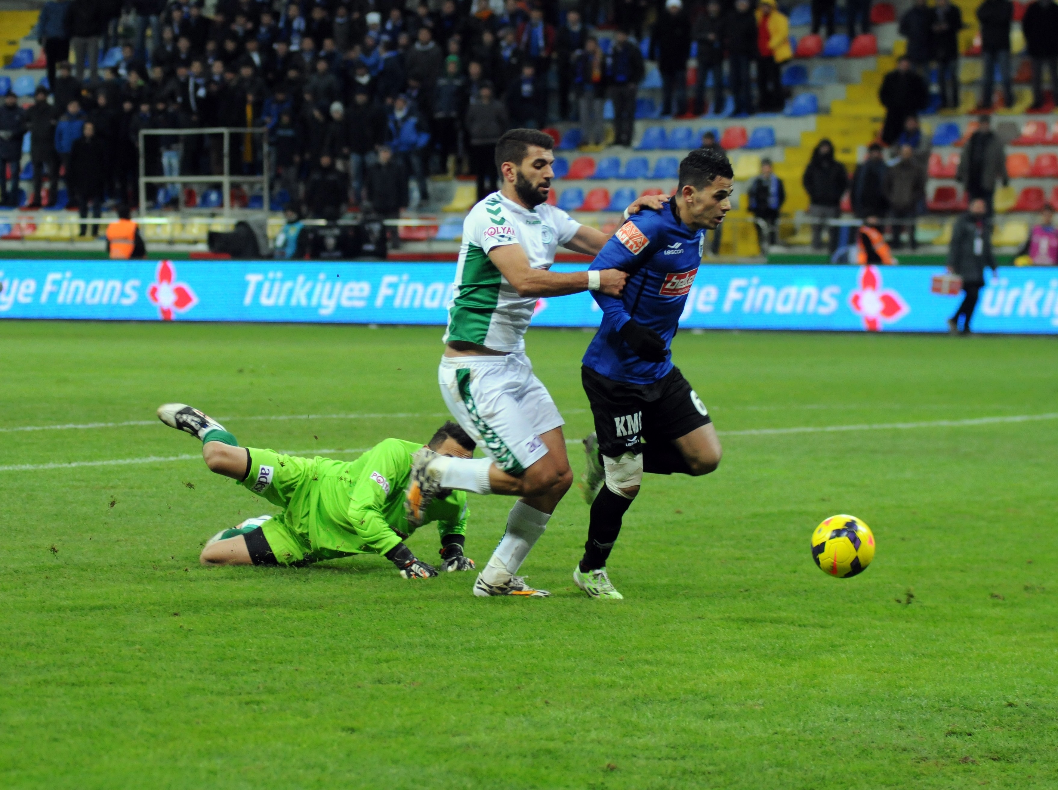 KAYSERİ ERCİYESSPOR: 3 -TORKU KONYASPOR:0