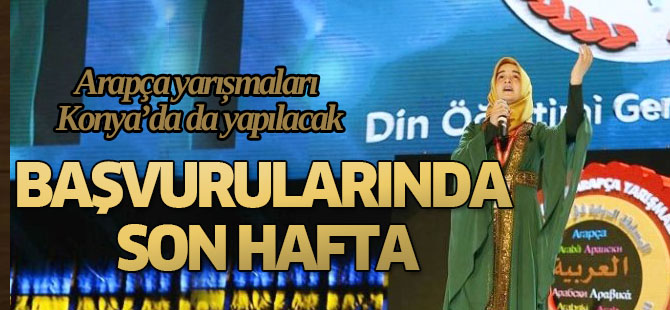 Arapça Yarışmaları Başvurularında Son Hafta