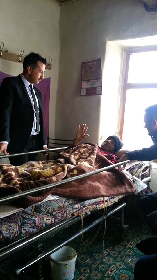 Akören Devlet Hastanesi yetkilileri hastaları ziyaret etti