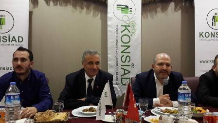Baloğlu KONSİAD’a misafir oldu
