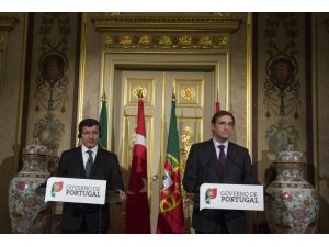 Davutoğlu-Coelho ortak basın toplantısı