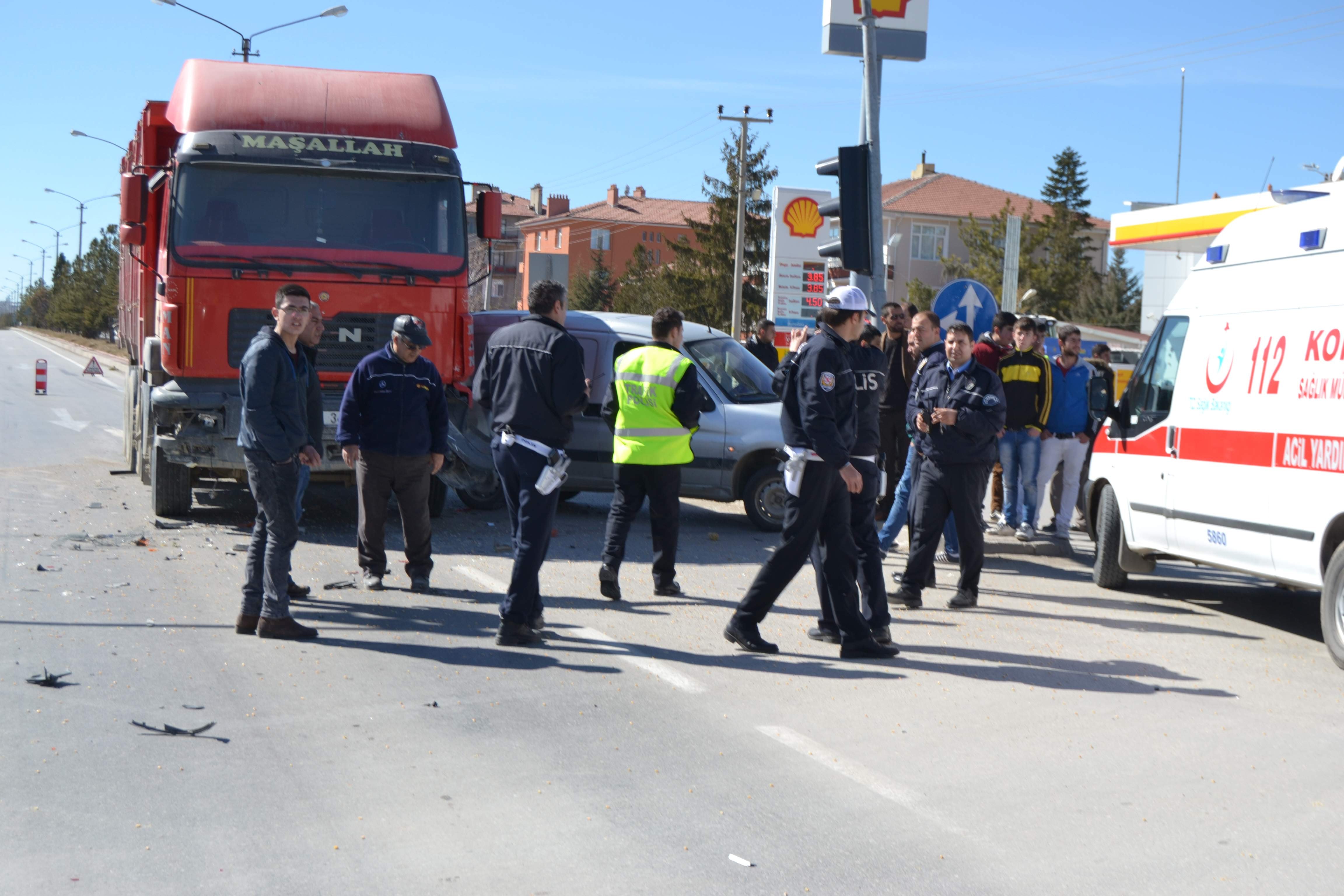 Kulu'da trafik kazası