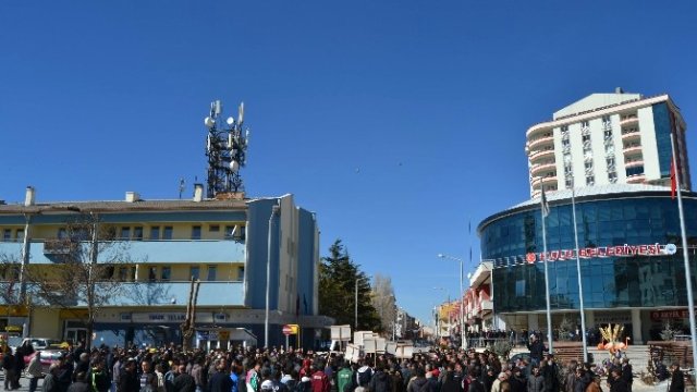Konya'da yol kapatma eylemi: İşte sebebi