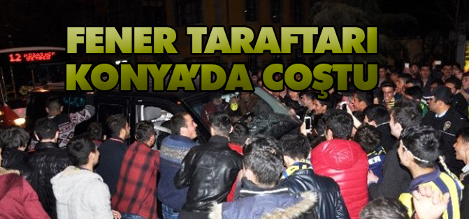 Konya'da Derbi Kutlamaları